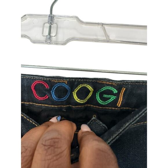 Coogi Women's Jeans Dark Wash Straight Leg Streetwear Stitched‎ Size 17/18 - Picture 7 of 12